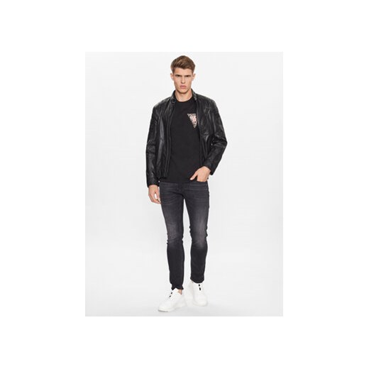Guess T-Shirt M3YI22 J1314 Czarny Slim Fit Guess M MODIVO