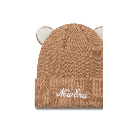 New Era Czapka Teddy Bear Ears Cuff Knit Beanie 60580864 Brązowy New Era one size MODIVO