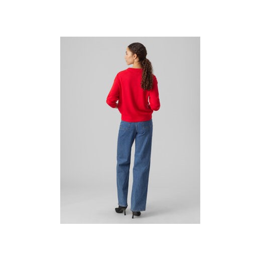 Vero Moda Sweter 10292667 Czerwony Regular Fit Vero Moda XS MODIVO