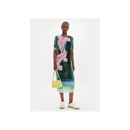 Desigual Sukienka codzienna Garazi 24WWVK78 Kolorowy Slim Fit Desigual S MODIVO