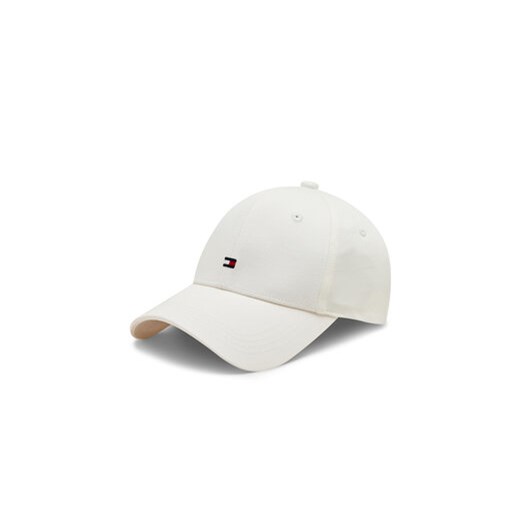 Tommy Hilfiger Czapka z daszkiem Essential Flag Cap AW0AW16360 Biały ze sklepu MODIVO w kategorii Czapki z daszkiem damskie - zdjęcie 177008899