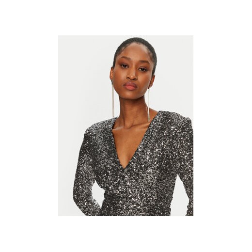 Rinascimento Sukienka koktajlowa CFC0121759003 Srebrny Regular Fit Rinascimento M MODIVO