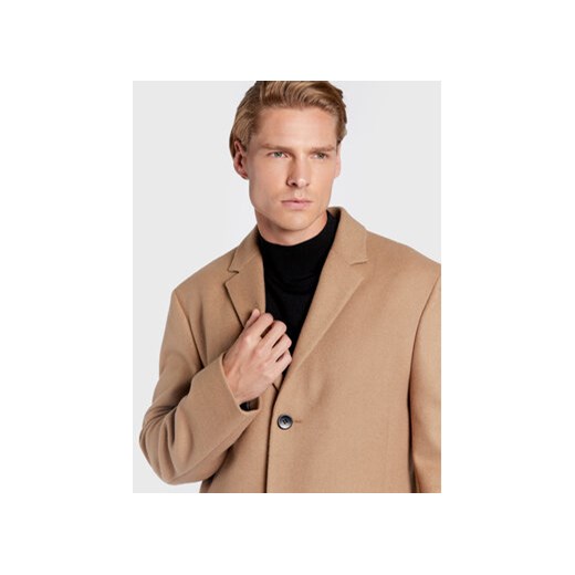Calvin Klein Płaszcz przejściowy K10K110462 Brązowy Regular Fit Calvin Klein L MODIVO