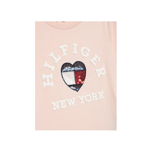 Tommy Hilfiger T-Shirt KG0KG07857 D Różowy Regular Fit Tommy Hilfiger 14Y MODIVO