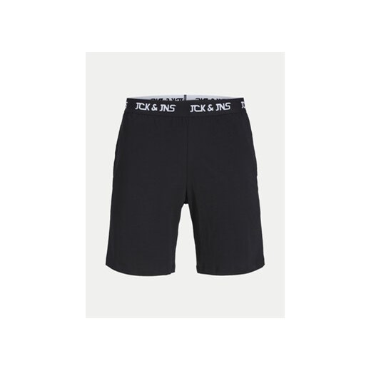 Jack&Jones Junior Komplet t-shirt i szorty sportowe Jacoliver 12257172 Czarny Jack&jones Junior 152 MODIVO