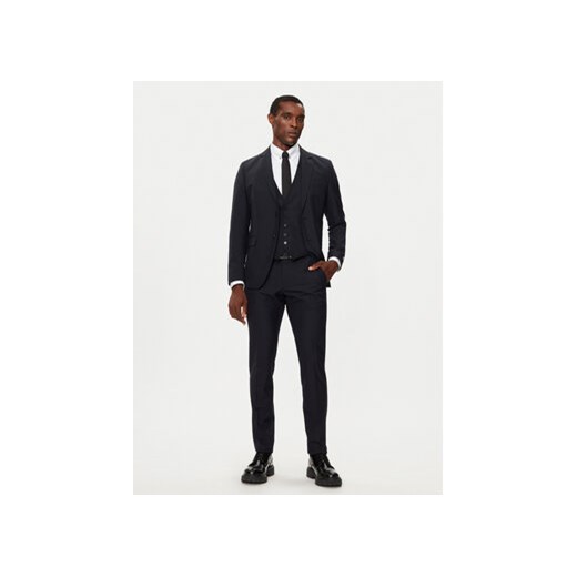 KARL LAGERFELD Garnitur 115244 544008 Granatowy Slim Fit ze sklepu MODIVO w kategorii Garnitury męskie - zdjęcie 177017109