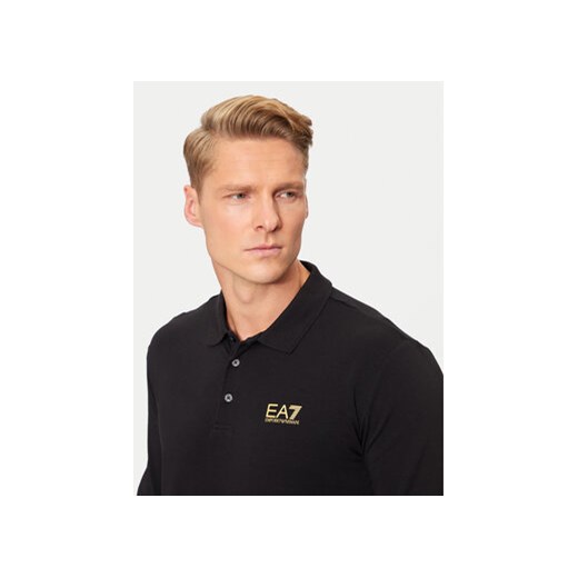 EA7 Emporio Armani Polo 8NPF15 PJVQZ 0208 Czarny Regular Fit S MODIVO