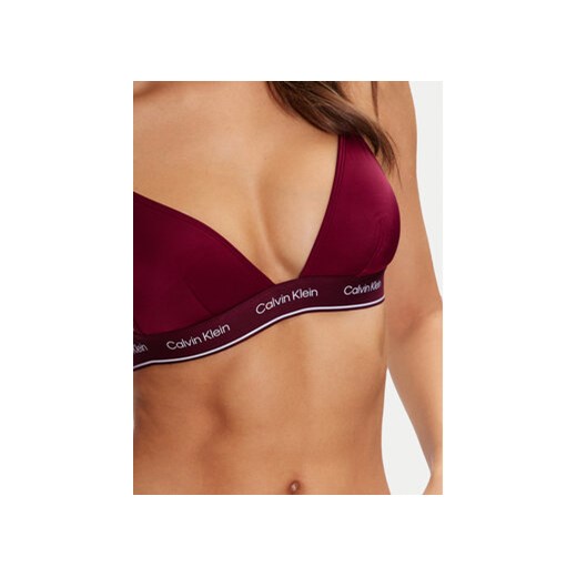 Calvin Klein Swimwear Góra od bikini KW0KW02424 Bordowy XL MODIVO