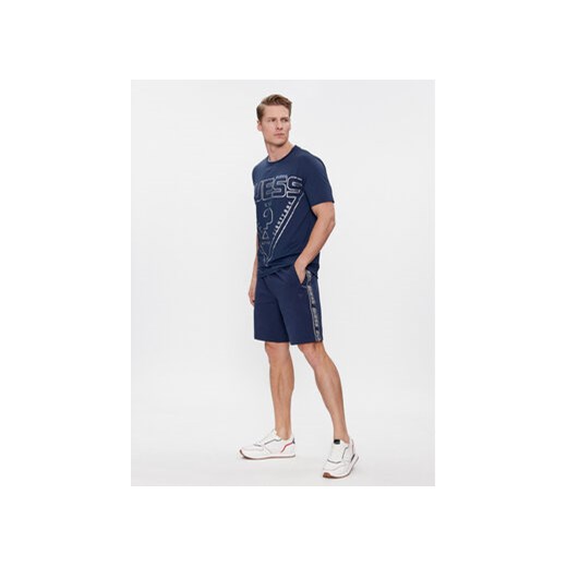 Guess Szorty materiałowe Arlo Z2YD02 K6ZS1 Granatowy Loose Fit Guess XXL MODIVO