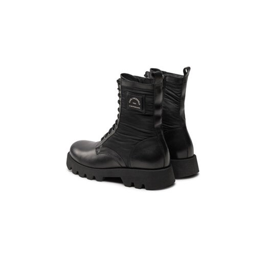 KARL LAGERFELD Trzewiki KL11170 Czarny Karl Lagerfeld 40 MODIVO