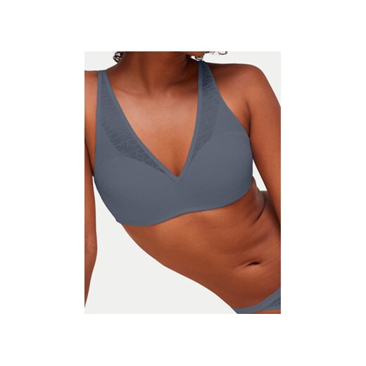 Triumph Biustonosz bezfiszbinowy Triumph Signature Sheer 10215909 Niebieski Triumph 85F MODIVO