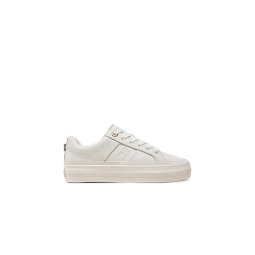 Tommy Hilfiger Sneakersy Essential Vulc Sneaker Monogram FW0FW07945 Écru Tommy Hilfiger 37 MODIVO
