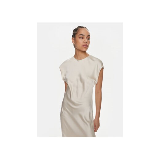 ViCOLO Sukienka koktajlowa TB0135 Écru Regular Fit Vicolo XS MODIVO