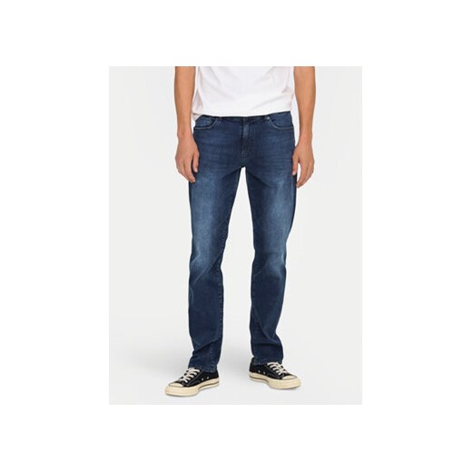 Only & Sons Jeansy 22032697 Granatowy Slim Fit ze sklepu MODIVO w kategorii Jeansy męskie - zdjęcie 177028269