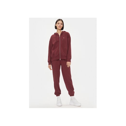 Gant Spodnie dresowe Rel Shield 4204921 Bordowy Relaxed Fit Gant L MODIVO
