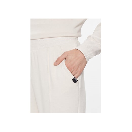 DKNY Sport Spodnie materiałowe DP3P3339 Écru Wide Leg M MODIVO
