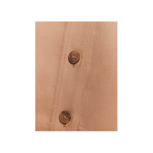 Calvin Klein Spódnica trapezowa Drapy Tencel K20K205631 Brązowy Straight Fit Calvin Klein 36 MODIVO