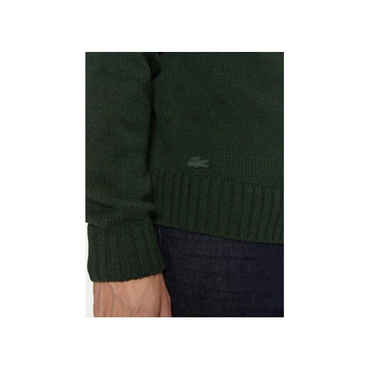 Lacoste Sweter AH3145 Zielony Classic Fit Lacoste 38 MODIVO
