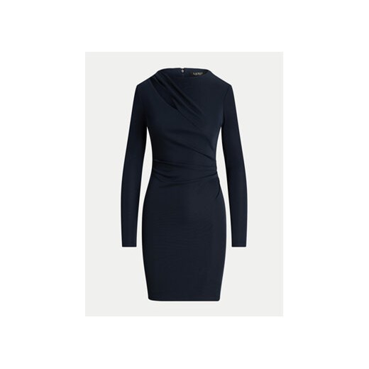 Lauren Ralph Lauren Sukienka koktajlowa 253926430003 Granatowy Slim Fit 36 MODIVO