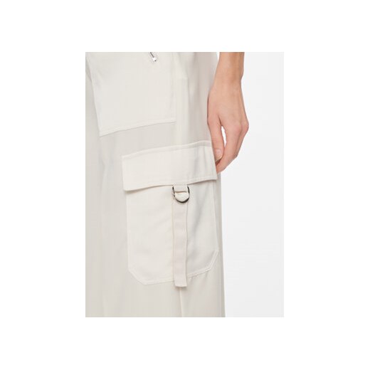 DKNY Spodnie materiałowe P3JKNV51 Khaki Straight Leg 42 MODIVO