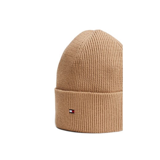 Tommy Hilfiger Czapka Essential AW0AW16637 Beżowy Tommy Hilfiger one size MODIVO