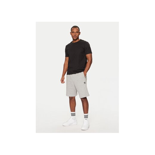 adidas Originals Szorty sportowe Essentials Trefoil IY8517 Szary Regular Fit M MODIVO
