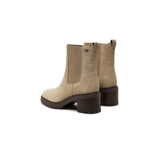 Tommy Hilfiger Sztyblety FW0FW08429 Beżowy Tommy Hilfiger 41 MODIVO