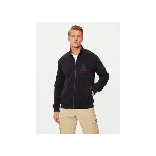 Aeronautica Militare Bluza 242FE1873F457 Czarny Regular Fit Aeronautica Militare XL MODIVO