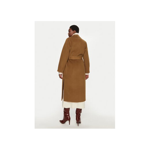 IVY OAK Płaszcz wełniany Celia IO111046 Brązowy Loose Fit Ivy Oak 36 MODIVO