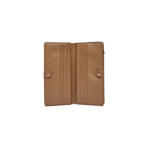 Puccini Duży Portfel Damski BLP837A Zielony Puccini one size MODIVO