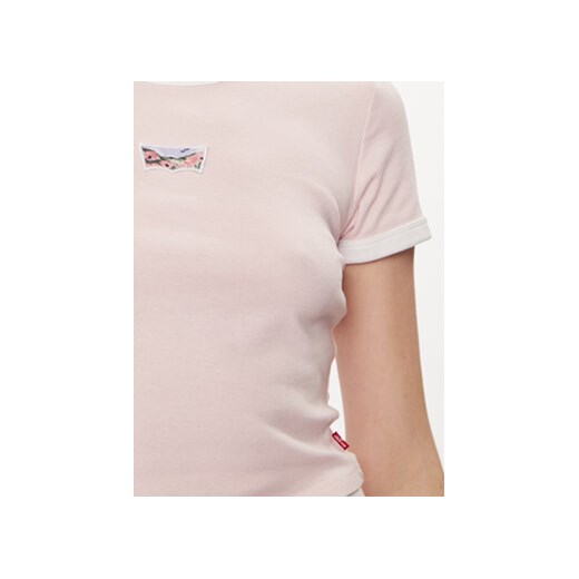 Levi's® T-Shirt Graphic Ringer A3523-0060 Różowy Slim Fit M MODIVO