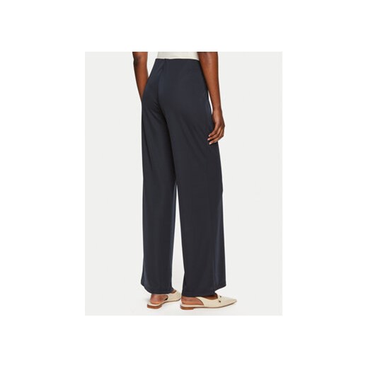 Lauren Ralph Lauren Spodnie materiałowe 200807573003 Granatowy Wide Leg M MODIVO