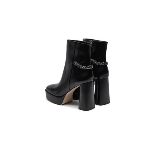 MICHAEL Michael Kors Botki Carlisle Leather Platform Boot 40F4CLME1L Czarny Michael Michael Kors 38 MODIVO