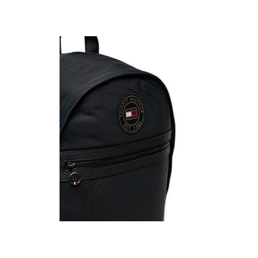 Tommy Hilfiger Plecak Blocked Dome AM0AM12692 Czarny Tommy Hilfiger one size MODIVO