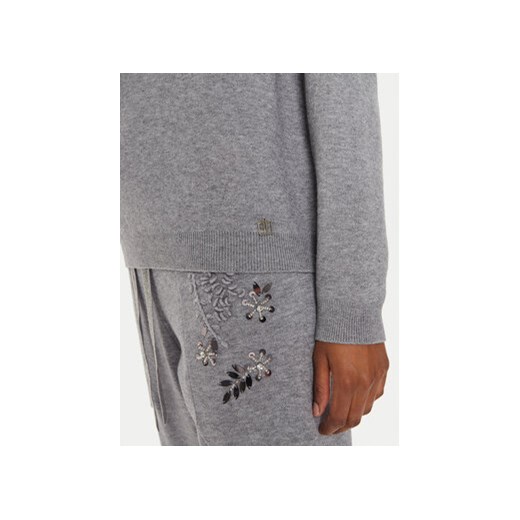 Fracomina Sweter FJ24WT7001K468E5 Szary Regular Fit Fracomina XL MODIVO