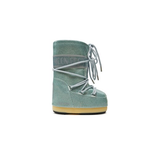 Moon Boot Śniegowce Icon Junior Glitter 80D3400290 Niebieski Moon Boot 27_30 MODIVO
