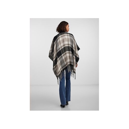 Pieces Ponczo 17144441 Szary Regular Fit Pieces uniwersalny MODIVO