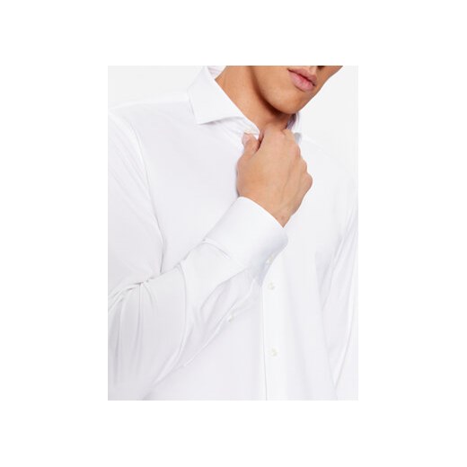 Boss Koszula P-Hank-Spread-C1-222 50503533 Biały Slim Fit 43 MODIVO