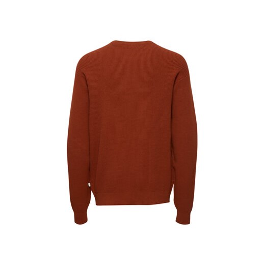 Solid Sweter 21108052 Brązowy Regular Fit Solid XXL MODIVO
