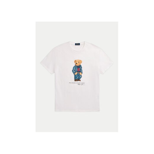 Polo Ralph Lauren T-Shirt 710854497038 Biały Regular Fit Polo Ralph Lauren M MODIVO