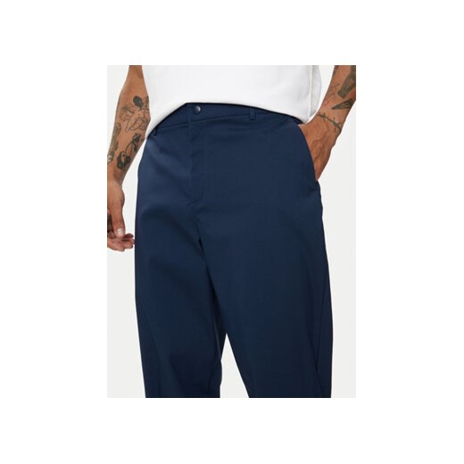 New Balance Spodnie materiałowe Athletics Standard MP43554NNY Granatowy Regular New Balance M MODIVO