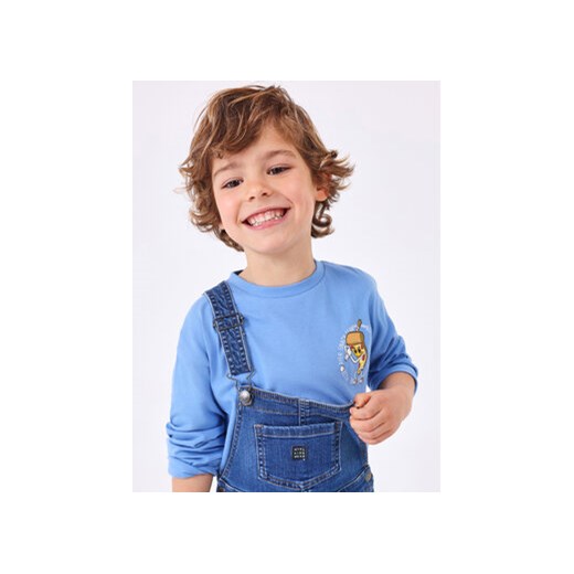 Mayoral Bluzka 4.026 Niebieski Regular Fit Mayoral 7Y MODIVO