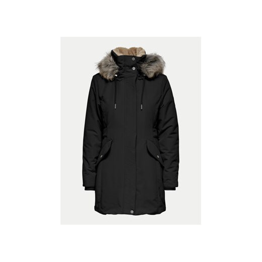 ONLY Parka New Priska 15300627 Czarny Regular Fit M MODIVO