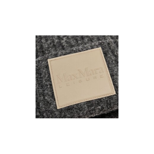 Max Mara Leisure Czapka 2426576018 Szary uniwersalny MODIVO