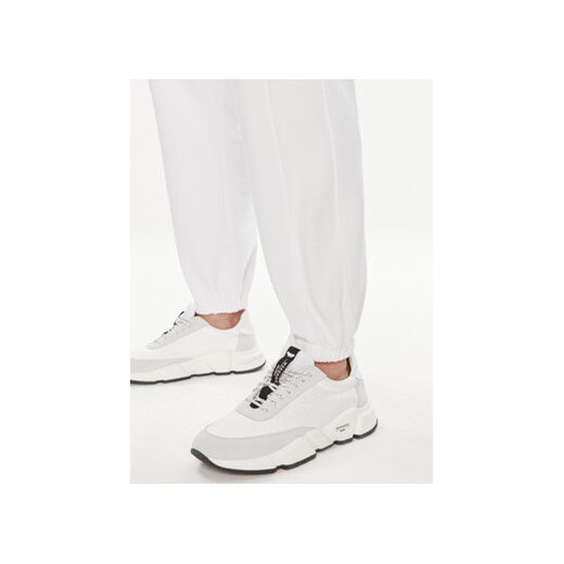 Max Mara Leisure Spodnie dresowe Markus 2416781038 Biały Regular Fit L MODIVO