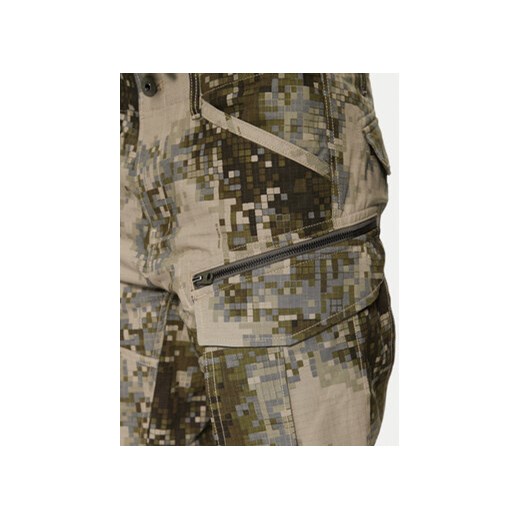 G-Star Raw Spodnie materiałowe Rovic 3D D02190 G787 Khaki Tapered Fit 35_34 MODIVO