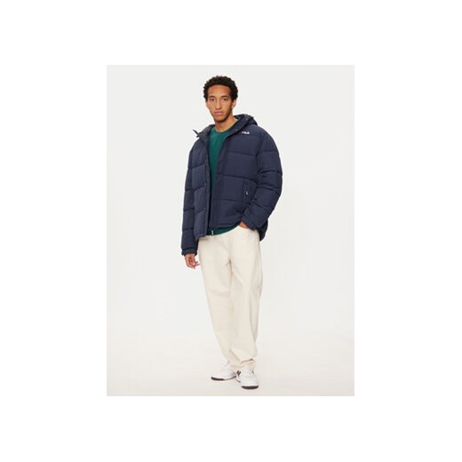 Fila Kurtka puchowa FAM0455 Granatowy Regular Fit Fila XL MODIVO