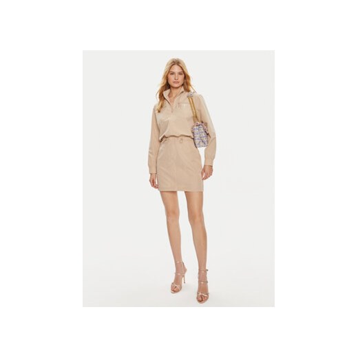 Guess Sukienka codzienna Aurelie V4YK01 WG982 Beżowy Regular Fit Guess XXS MODIVO