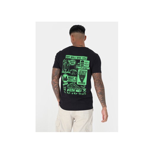 Brave Soul T-Shirt MTS-149FRANCHISE Czarny Straight Fit L MODIVO