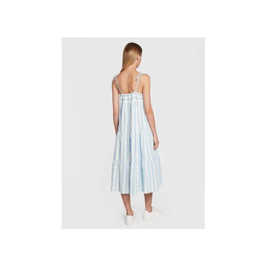 Seafolly Sukienka letnia Cabana 54860-DR Błękitny Regular Fit 38 MODIVO
